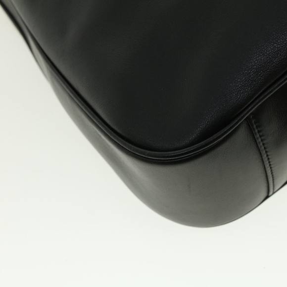 GUCCI Bamboo Hand Bag Leather 2way Black 001.2852.1577.0 Auth 41403 - Picture 14 of 16